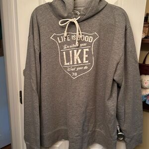 Life is Good Relaxed Fit Hoodie